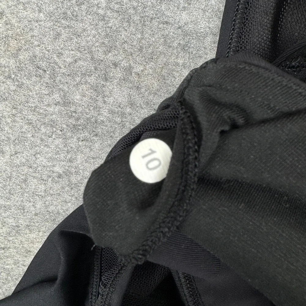 Lululemon Fast As Light 2-In-1 Tank W1NHMS Luxtreme Light Black Womens 10